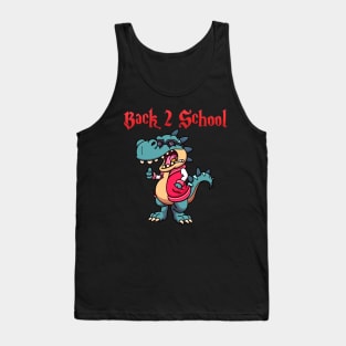 Back 2 School Tyrannosaurus Rex Tank Top